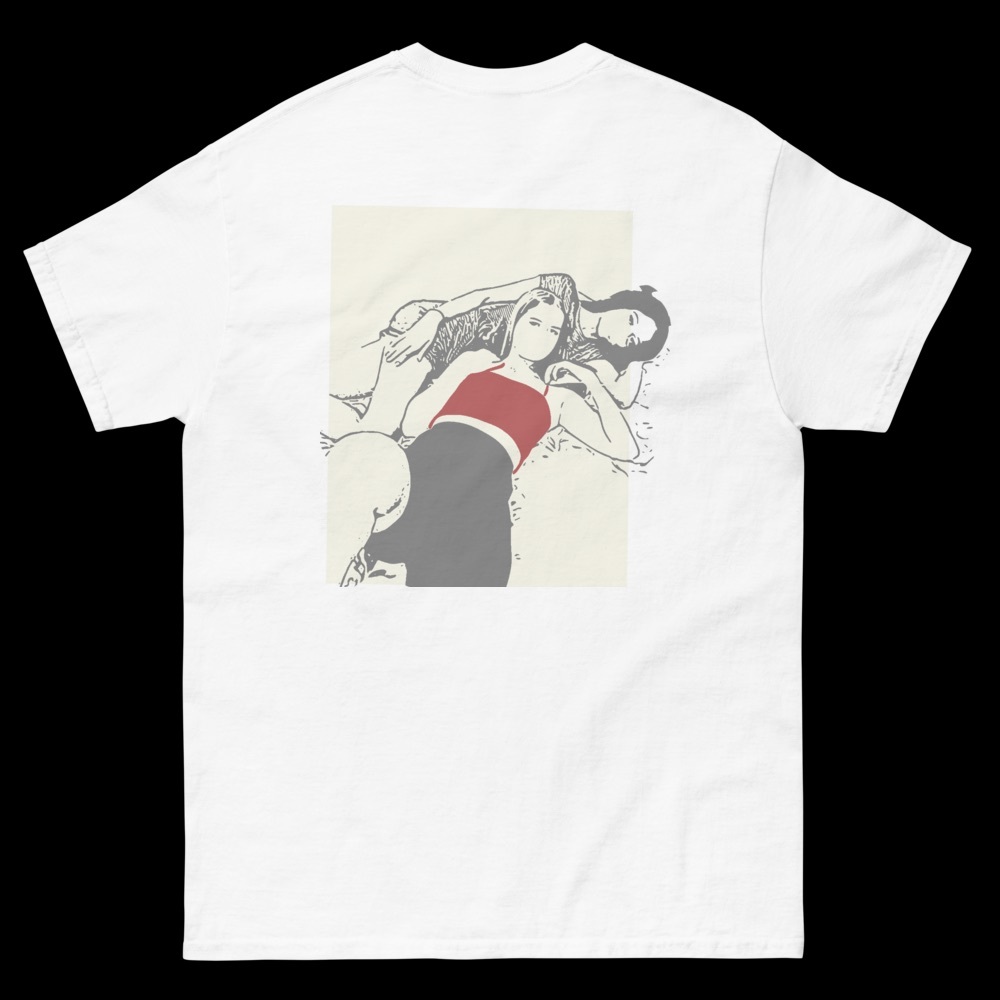 NAUGHTY! CAFE White Tee